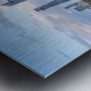 Tall office and apartment buidlings looking back to Hudson Yards Metal print