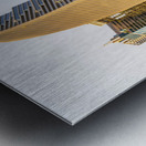 Sail building in the city skyline of Austin Texas in summer 2025 Metal print