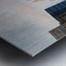 Frost Bank Tower in Austin said to resemble the head of an owl s Metal print