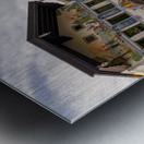 Alpine scenes on hat and candle store in Leavenworth WA Metal print