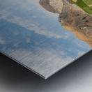 Aerial view of Columbia River by Maplecreek and Orondo in Washin Metal print