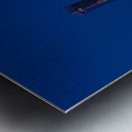 Harvest moon in the Austin skyline at sunset in Texas Metal print