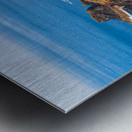 Long duration image of the ruins at Botallack tin mine Metal print