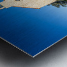 Clear December day in Adriatica Village McKinney Texas a plann Metal print