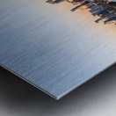 Broad panorama aerial view of downtown Austin Skyline  Metal print