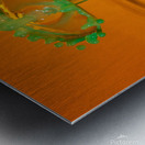 Water droplet collision - crown Metal print