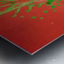 Water droplet collision - Christmas Tree Metal print