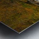 Section of Valley Falls on a misty autumn day Metal print