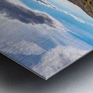  Wide panorama of Cheat River valley in West Virginia with fall colors Metal print