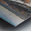 Aerial panorama of the Woodburn Circle at WVU Metal print