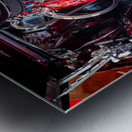 Engine compartment of chromed Camaro Impression metal