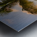 Cruise ship leaves St Thomas Impression metal