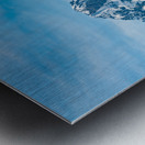 Majestic mountains from Keystone Canyon rise over trees Metal print