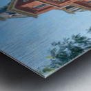 Impressionist view of Woodburn Hall in Morgantown Metal print