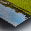 Exterior of St Oswald parish church Widford Metal print