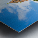 St Hilary Church Erbistock by River Dee Metal print