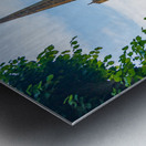 Church and graveyard in Burford in Cotswolds Metal print