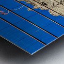 Reflection of Chicago Tribune Tower Metal print