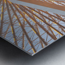 Detail of large ferris wheel Impression metal