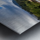 Aerial photo of Lumahai Beach on the north shore of Kauai Metal print