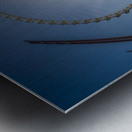 Fisheye view of Ain Dubai observation wheel on Bluewaters Island Metal print