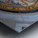 Great Seal of Illinois in memorial for the Vicksburg siege in Mi Impression metal