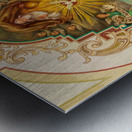 Ceiling painting in the Cathedral Basilica of Saint Louis Metal print