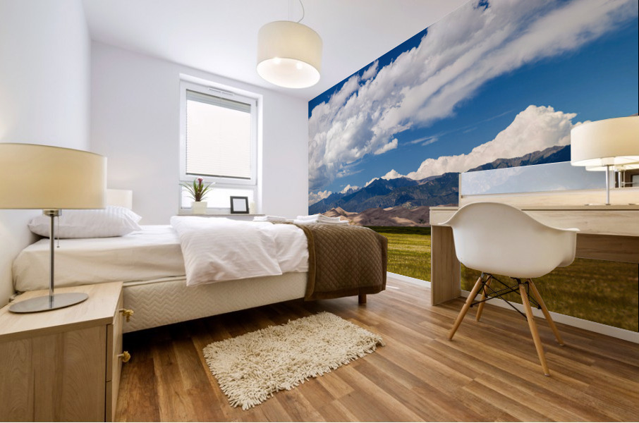 Panorama of Great Sand Dunes NP  Mural print