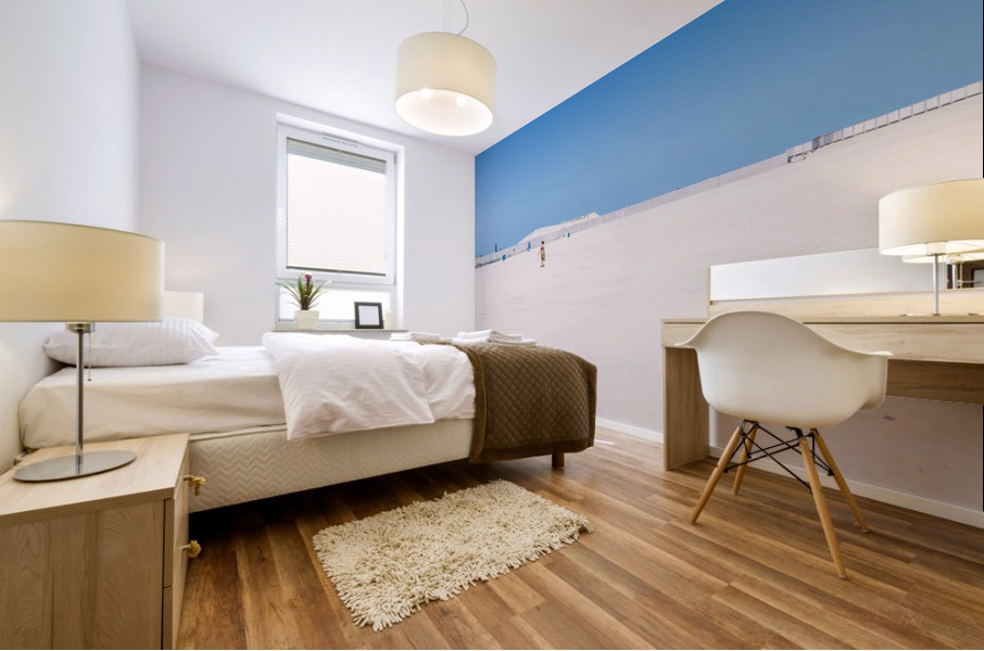 Modern apartments on the Dubai Canal close to Jumeirah beach Mural print