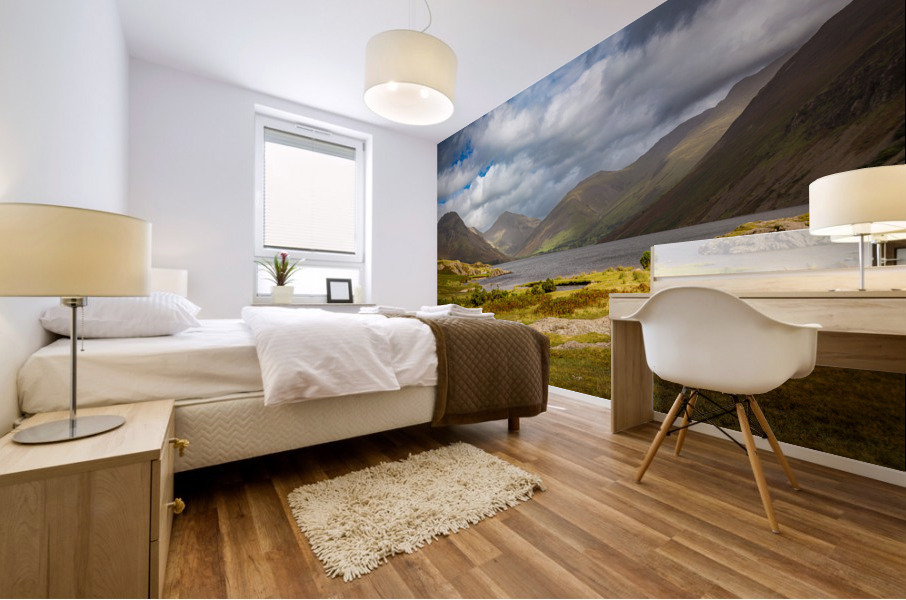 Wast water in english lake district Mural print
