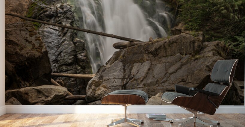 Falls Creek Falls near Winthrop in Cascade Mountains in Washingt Wall Murals