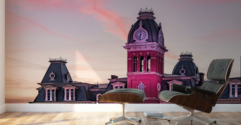 Woodburn Hall at West Virginia University in Morgantown WV Wall Murals