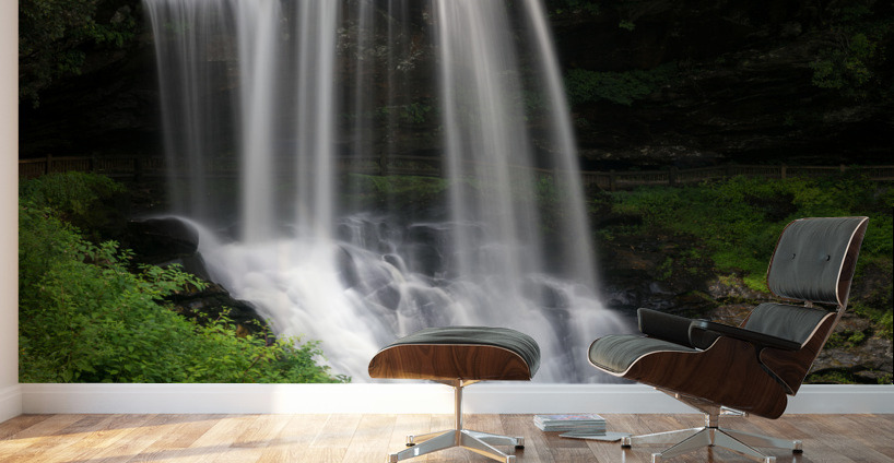 Dry Falls Waterfall near Highlands NC Wall Murals