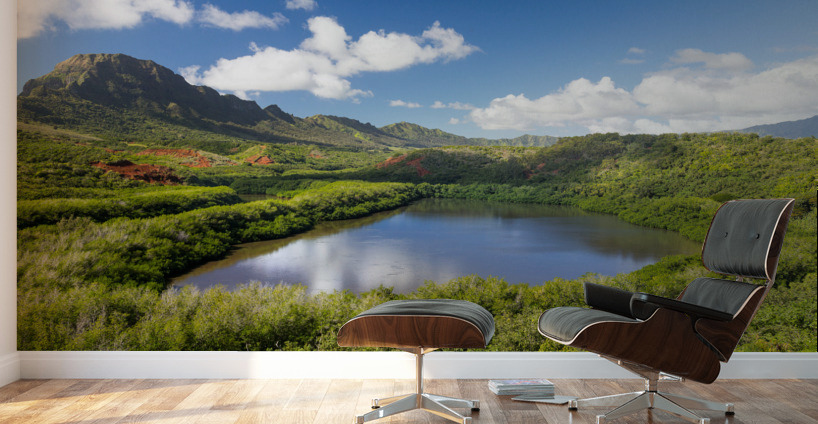 Menehune fishpond Kauai Hawaii Wall Murals