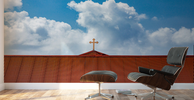 Frederick Lutheran church cross in Charlotte Amalie Wall Murals