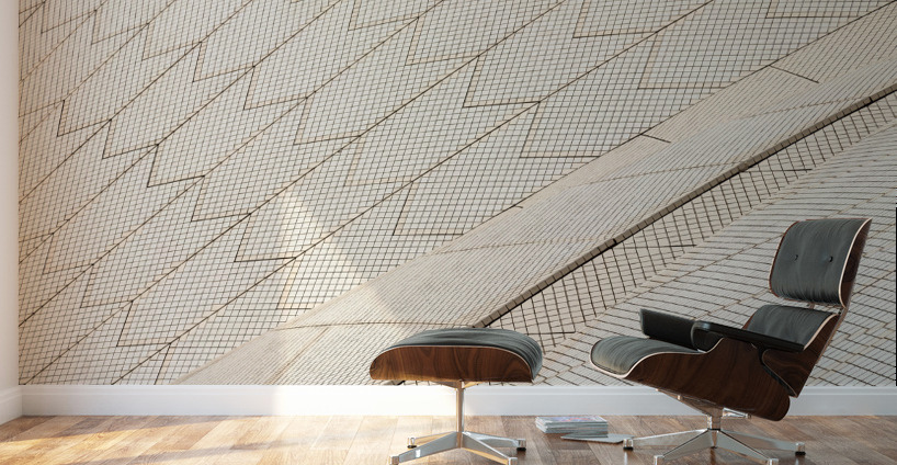Unusual view of Sydney Opera House Wall Murals