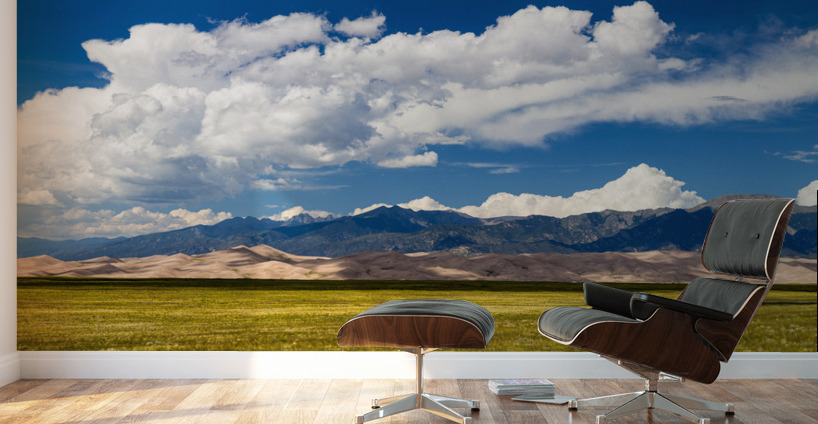 Panorama of Great Sand Dunes NP  Wall Murals