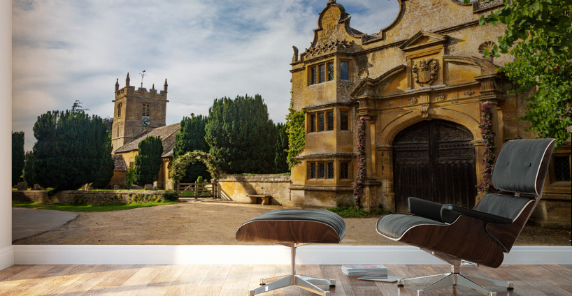 Stanway House and St Peters Church Stanton Wall Murals