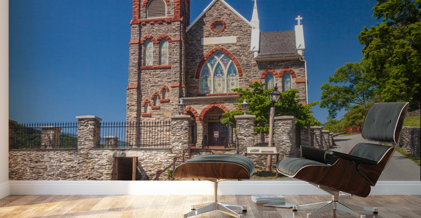 Stone church in National Park Wall Murals