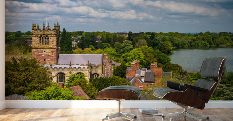 Parish church of St Marys in Ellesmere Shropshire Wall Murals