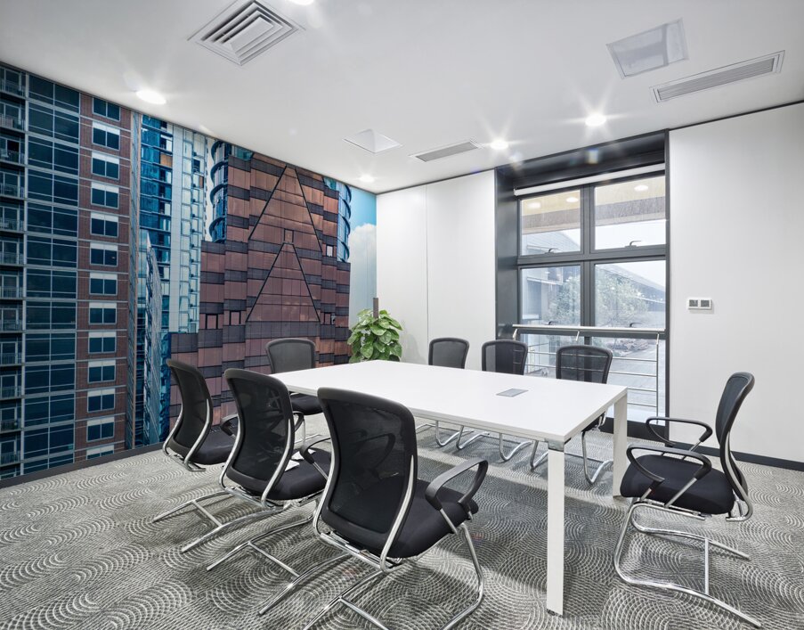 Abstract pattern of Austin Texas from South Congress bridge Wall Printing