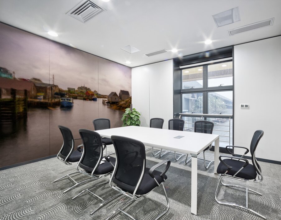 Digital painting at Peggys Cove near Halifax in Nova Scotia Can Wall Printing