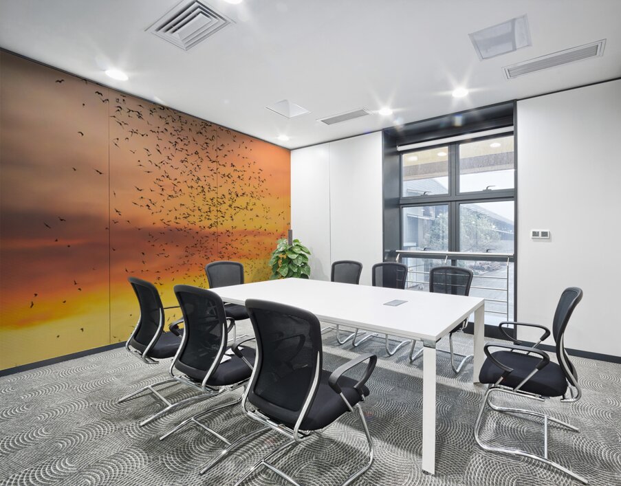Bat watchers crowd on Congress Avenue bridge with bats Wall Printing