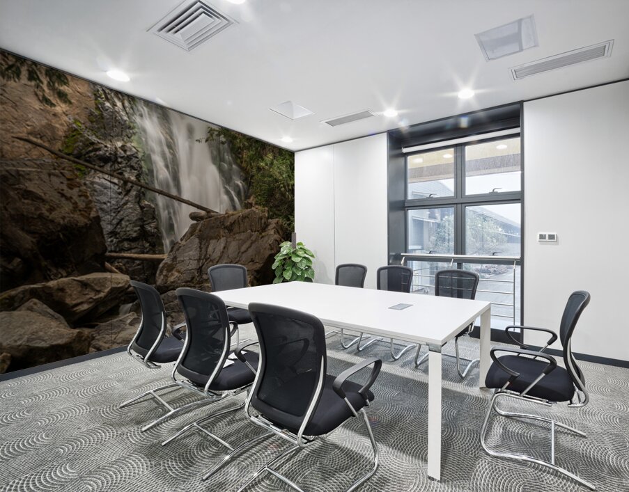 Falls Creek Falls near Winthrop in Cascade Mountains in Washingt Wall Printing