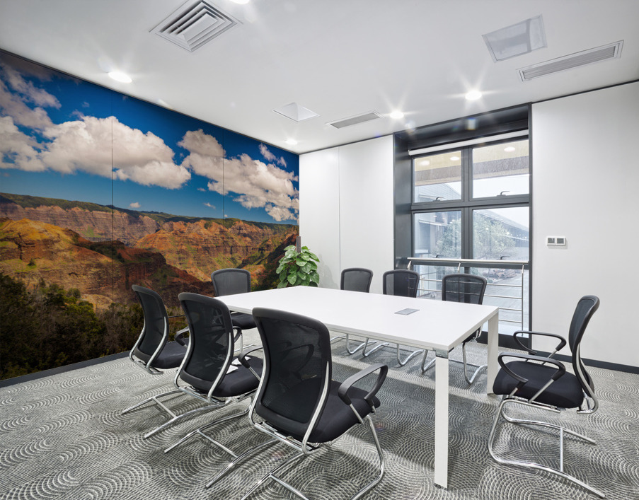 Panorama of the Waimea Canyon on Kauai Wall Printing