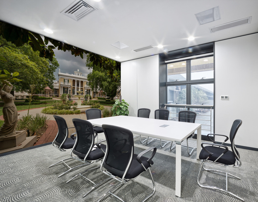 Stormy weather Belmont Mansion in Nashville Tennessee Wall Printing