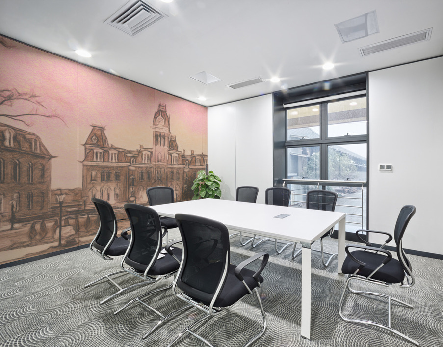 Woodburn Hall at West Virginia University in sepia tint Wall Printing