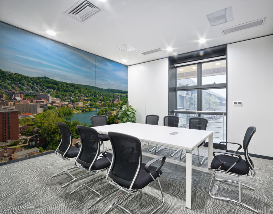 Overview of City of Morgantown WV Wall Printing