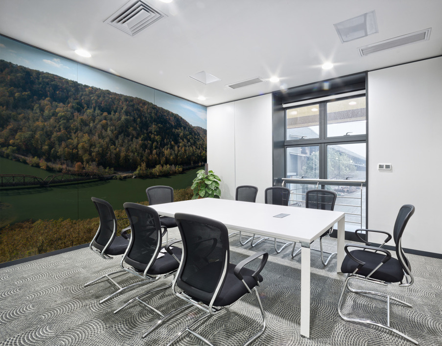 New River from Hawks Nest Overlook Wall Printing