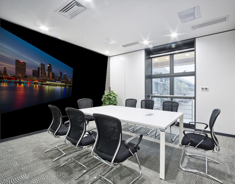 City skyline of Tampa Florida at sunset Wall Printing